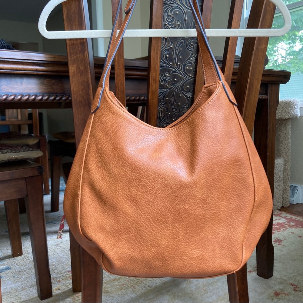 Street Level Orange/Brown Shoulder Bag